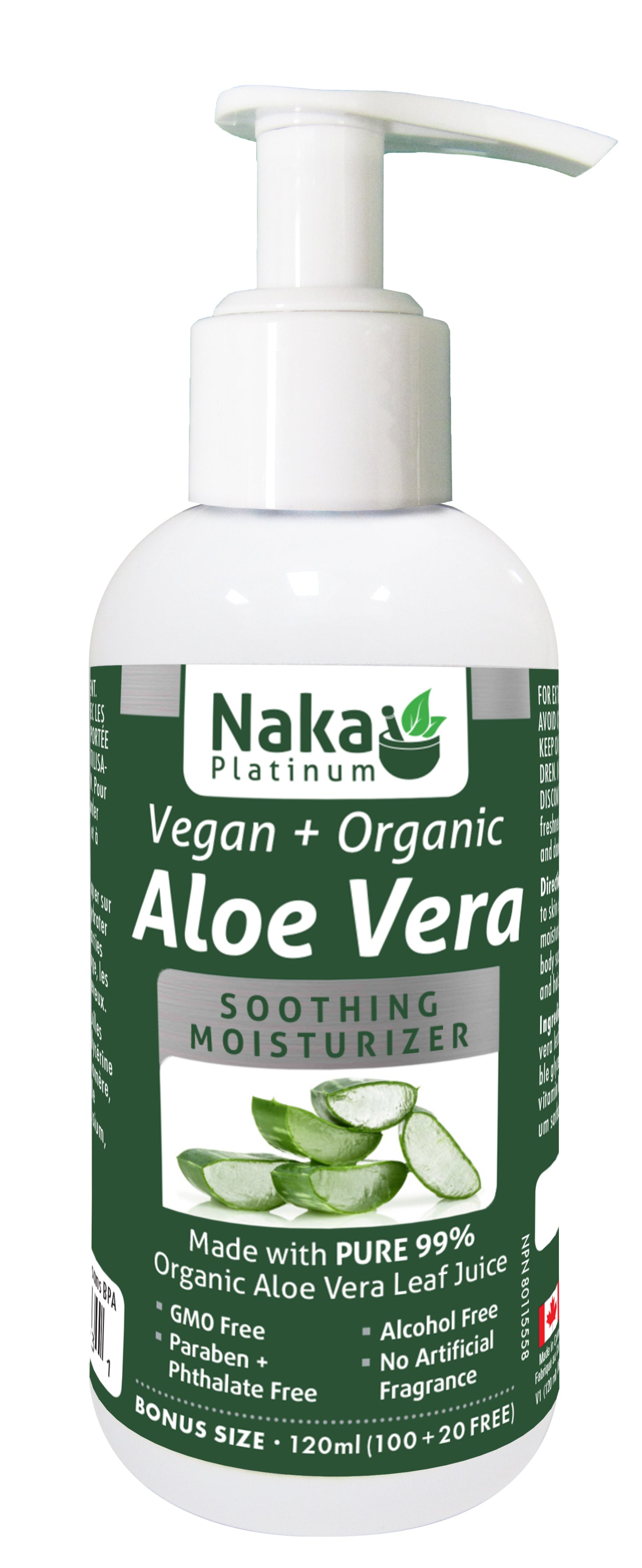 Naka - Aloe Leaf Soothing Moisturizer Gel