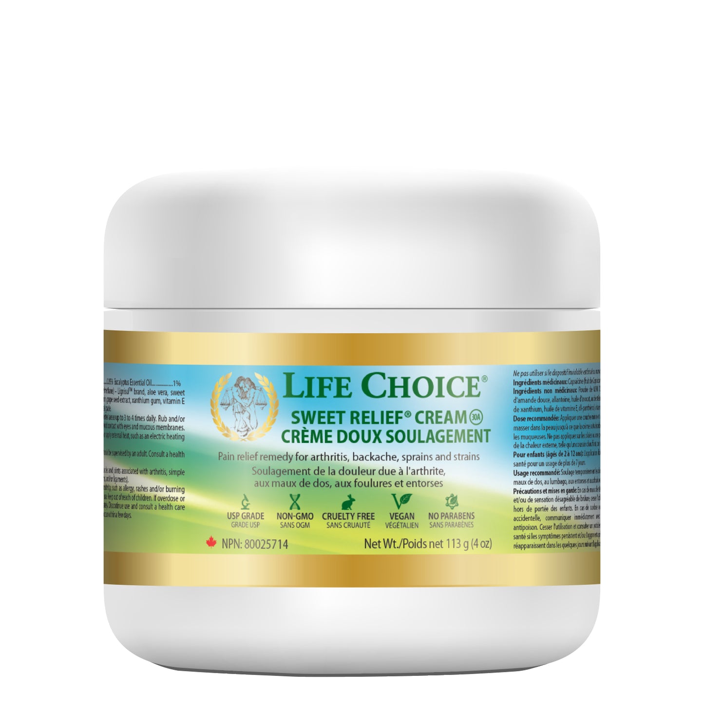 Life Choice - Sweet Relief Cream