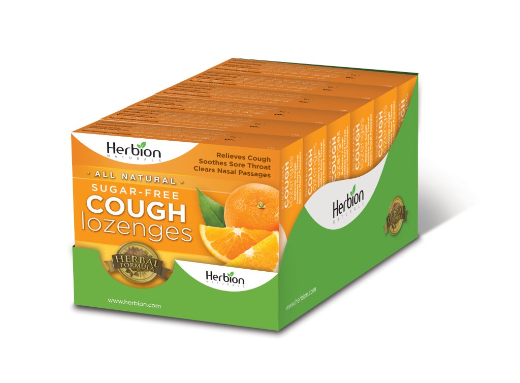 Herbion - Sugar Free Cough Lozenges Orange Flavour