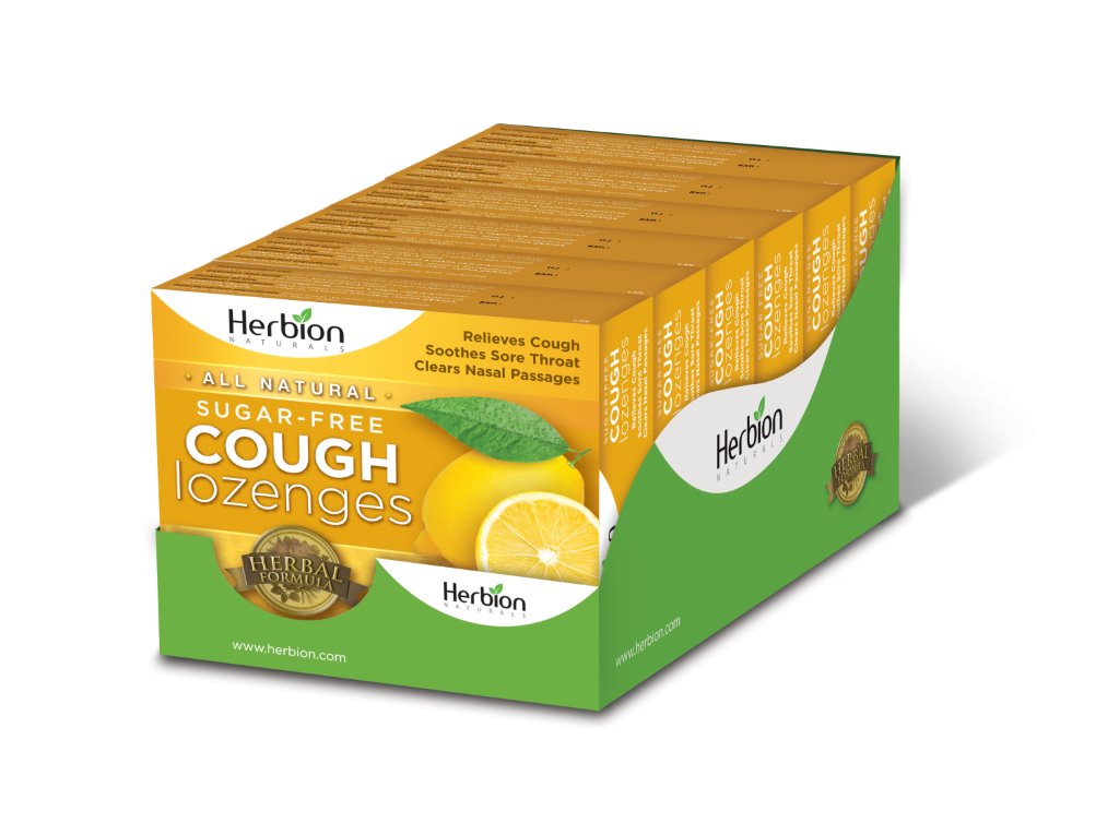 Herbion - Sugar Free Cough Lozenges Honey Lemon Flavour