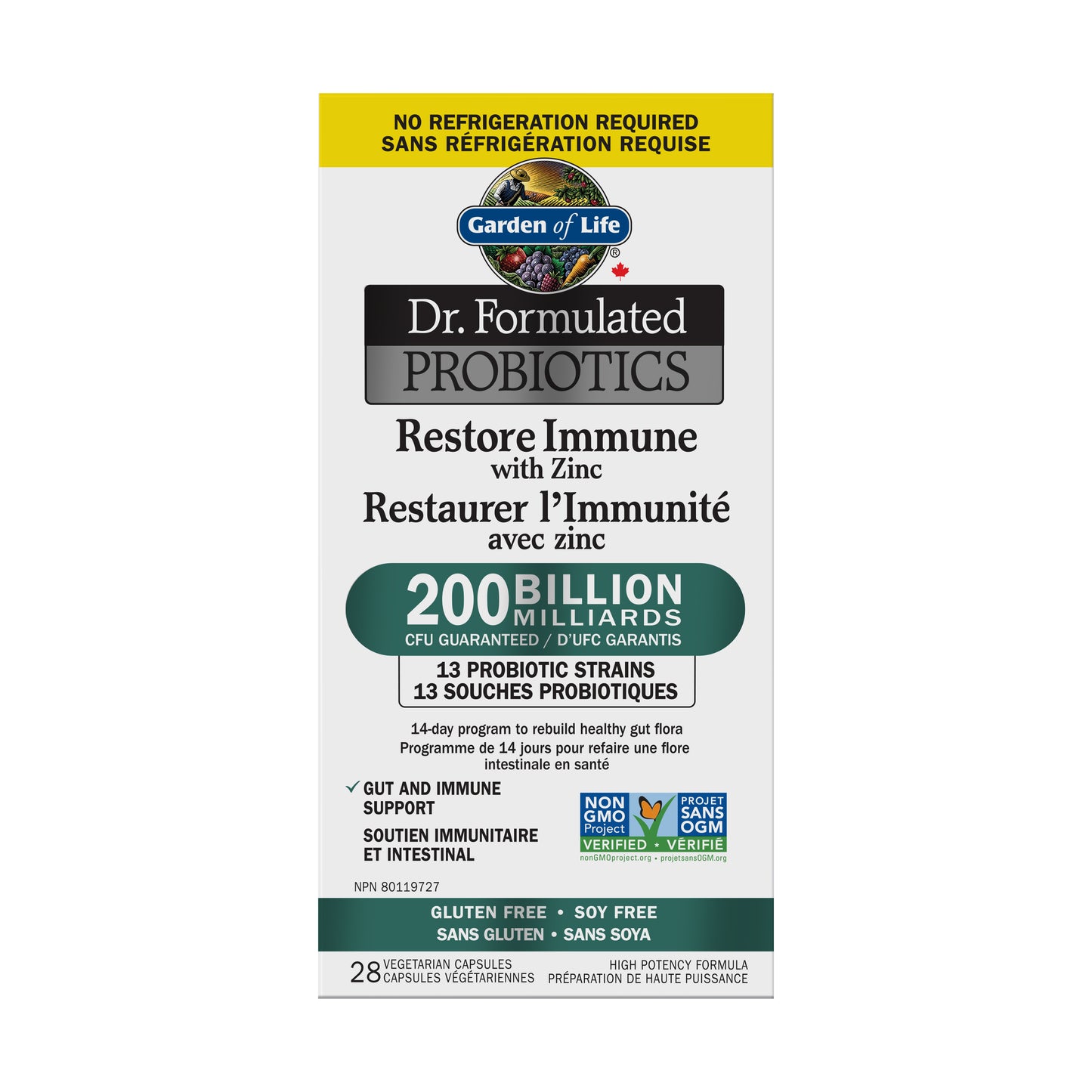 Garden of Life - Dr. Formulated Probiotics Restore Immune