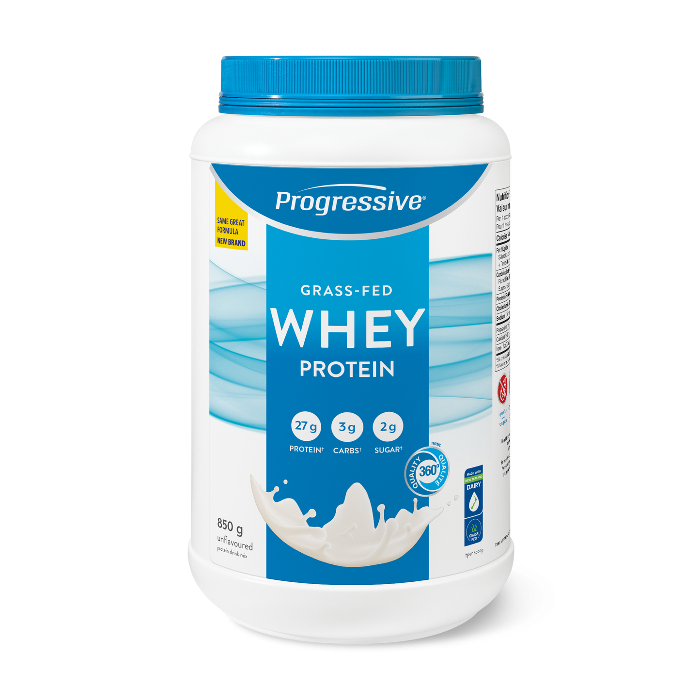 Progressive - Grass Fed Whey Protein Unflavoured 850g