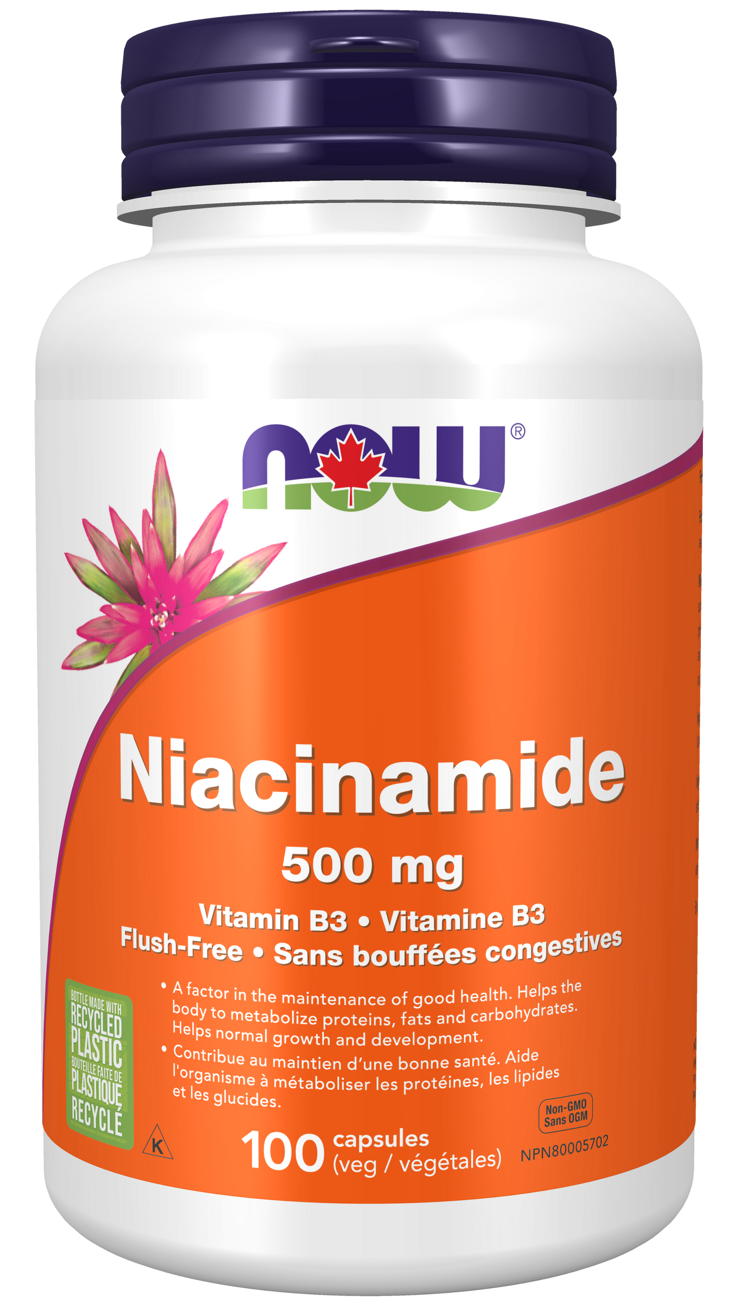 NOW - Niacinamide - 500 mg