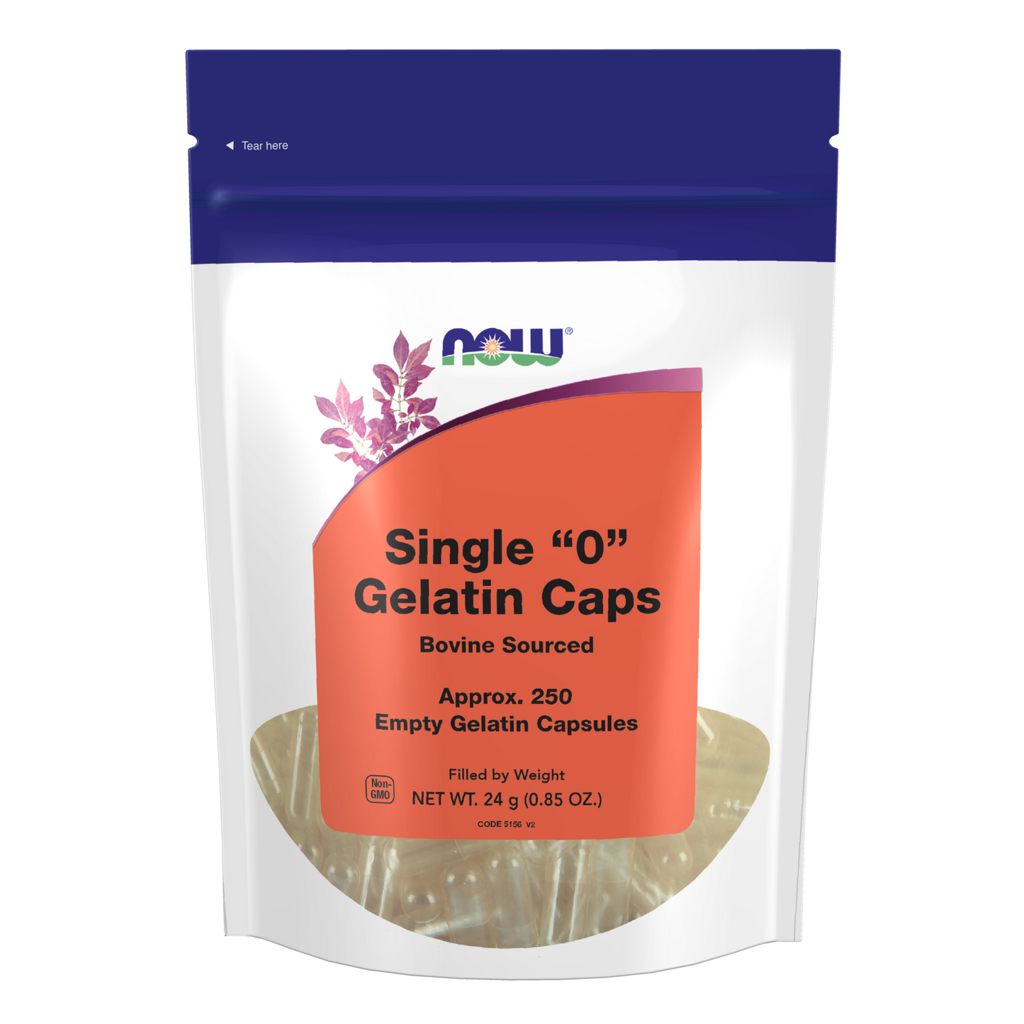 NOW - Single "0" Gelatin Caps