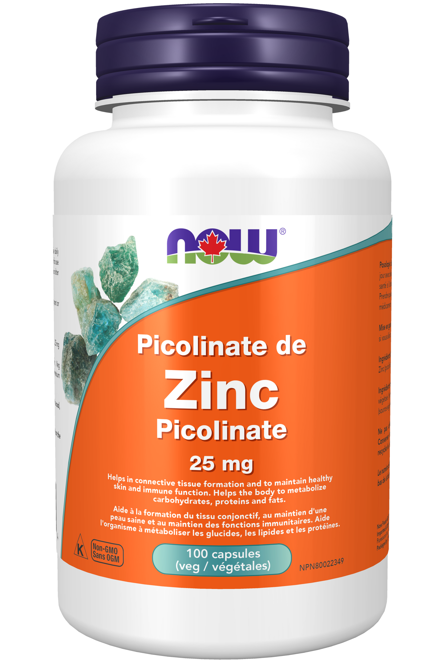 NOW - Zinc Picolinate - 25 mg