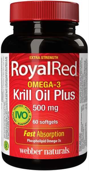 Webber Naturals - RoyalRed Omega-3 Krill Oil Plus 500mg