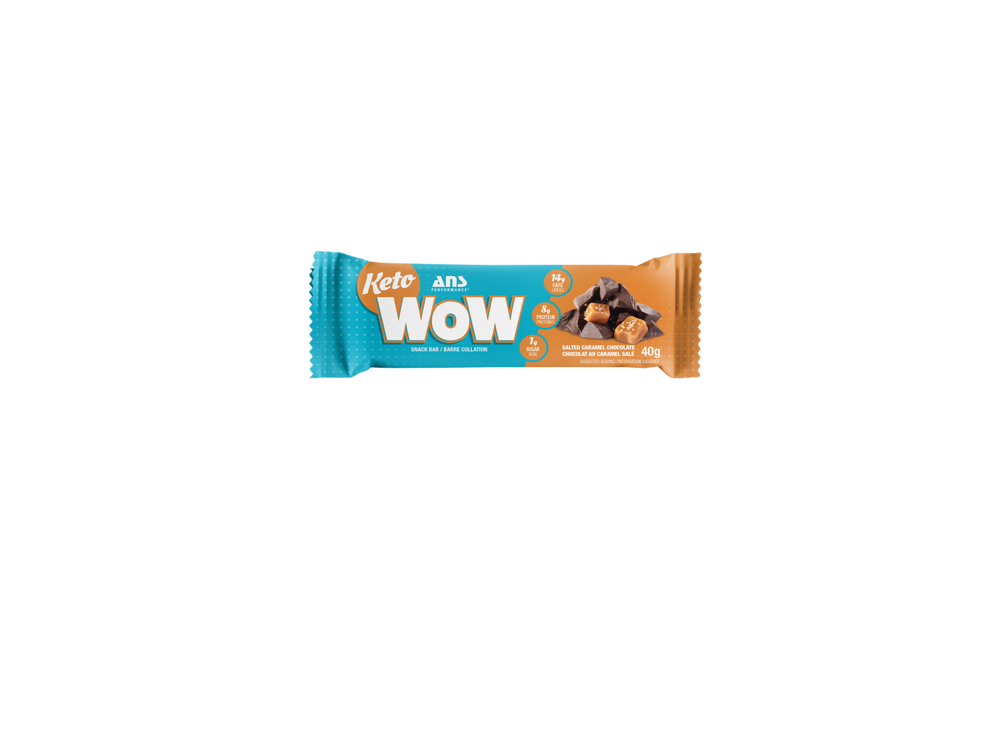 ANS Performance - Keto Wow Snack Bar Salted Caramel Chocolate