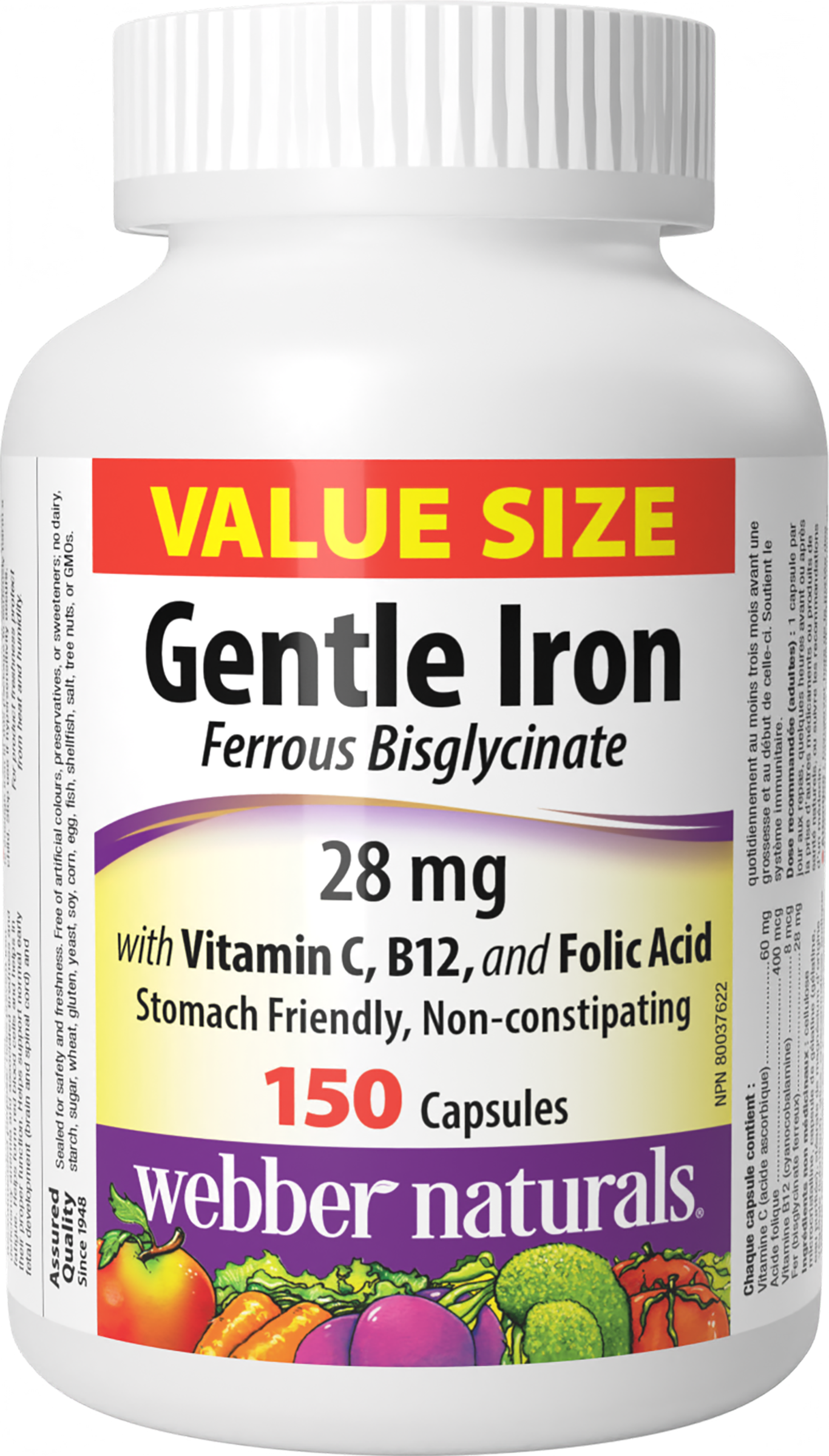 Webber Naturals - Gentle Iron 28mg