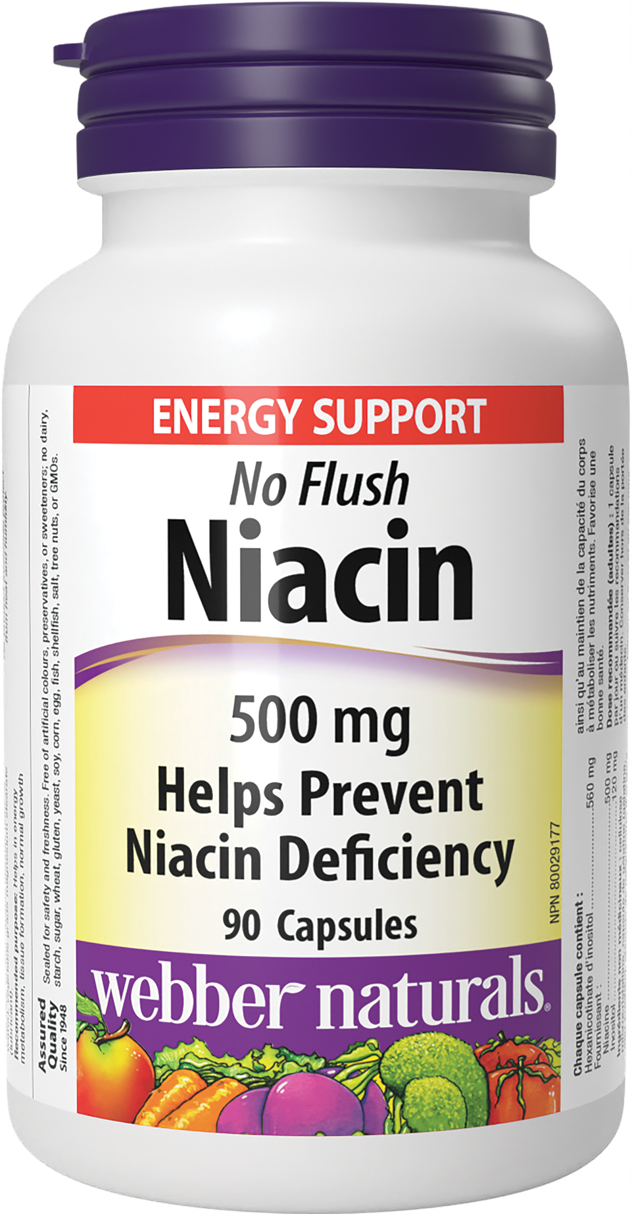 Webber Naturals - No Flush Niacin 500mg