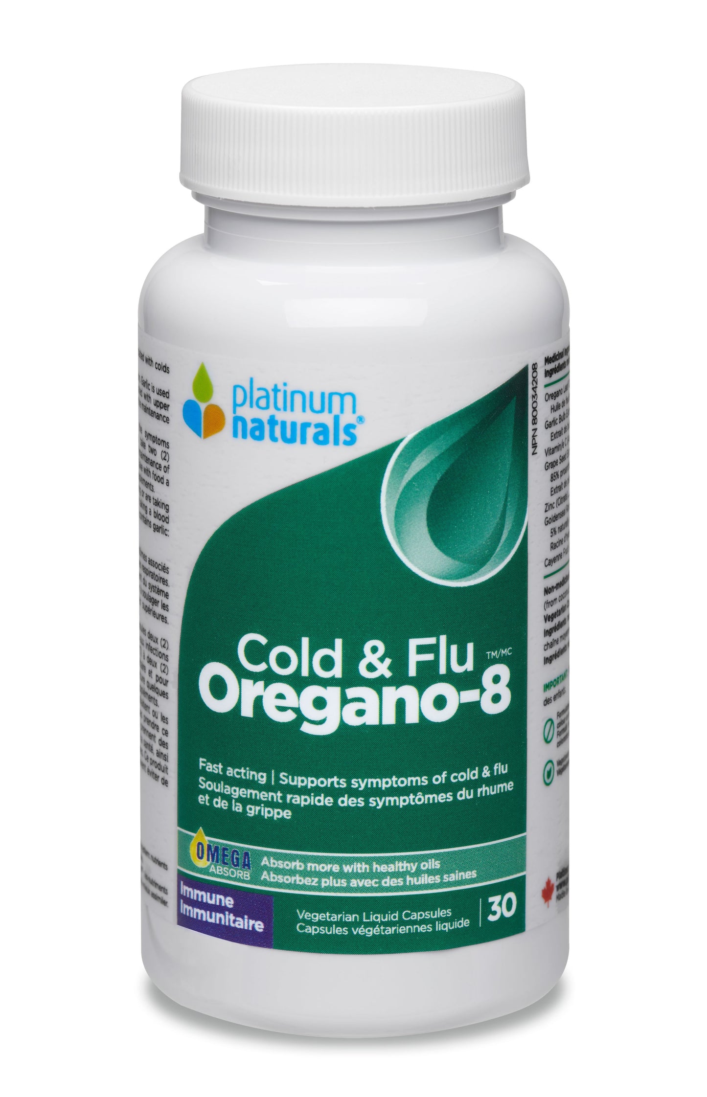 Platinum Naturals - Cold & Flu Oregano-8