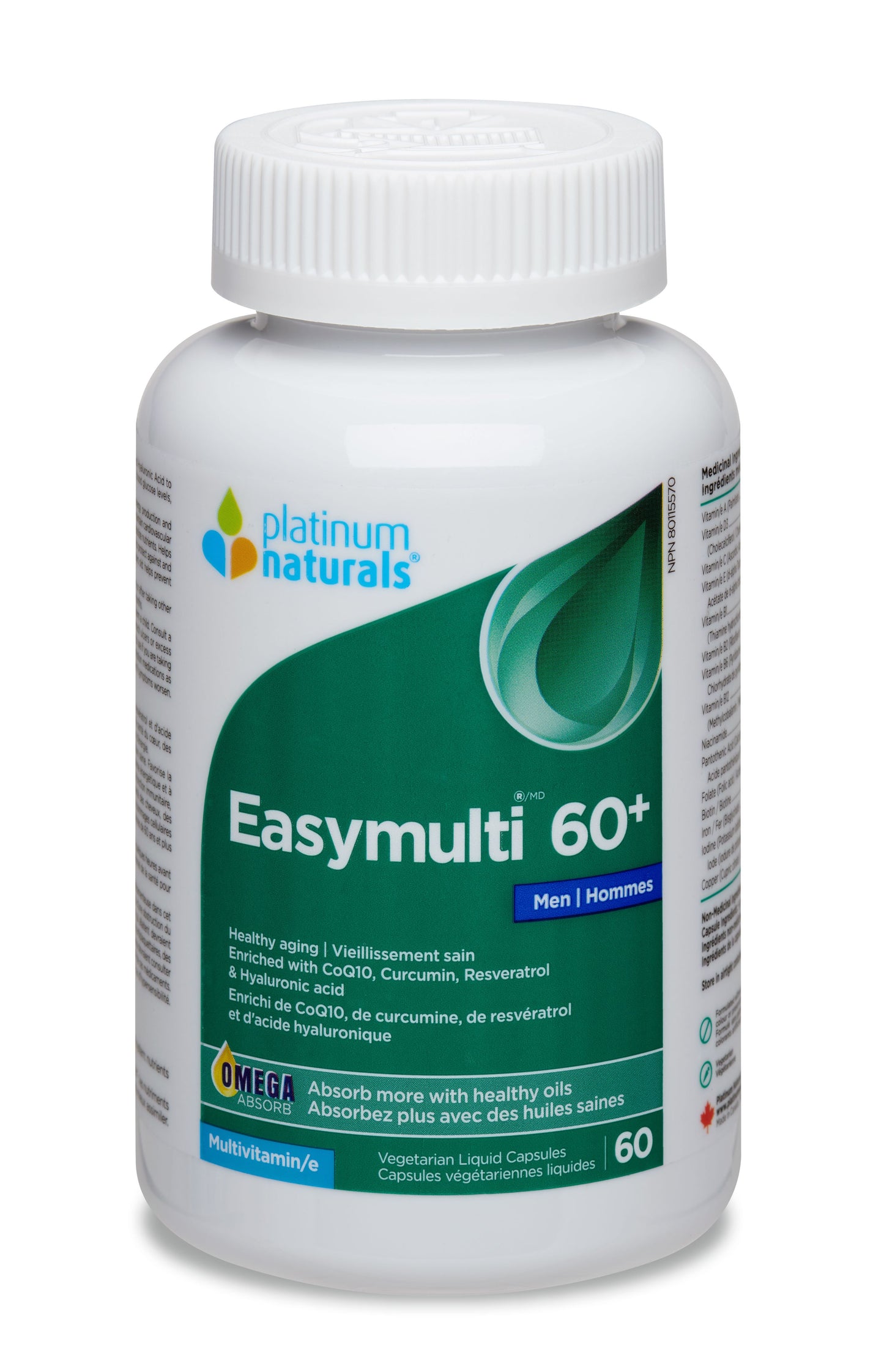Platinum Naturals - EasyMulti 60+ Men
