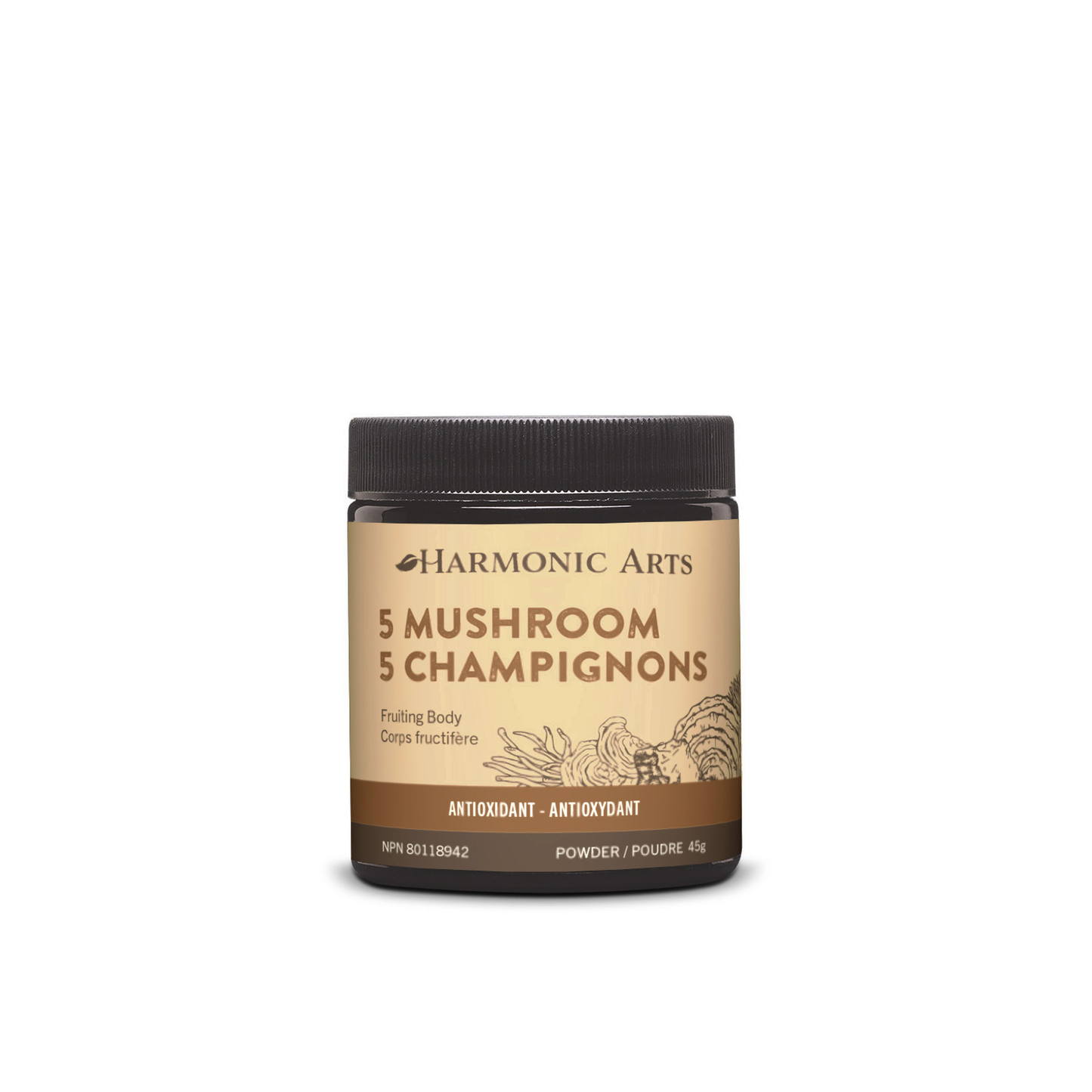 Harmonic Arts - 5 Mushroom Concentrated Powder