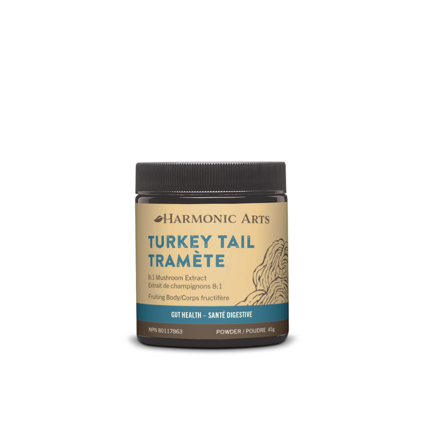 Harmonic Arts - Turkey Tail Concentrated Mushroom Powder