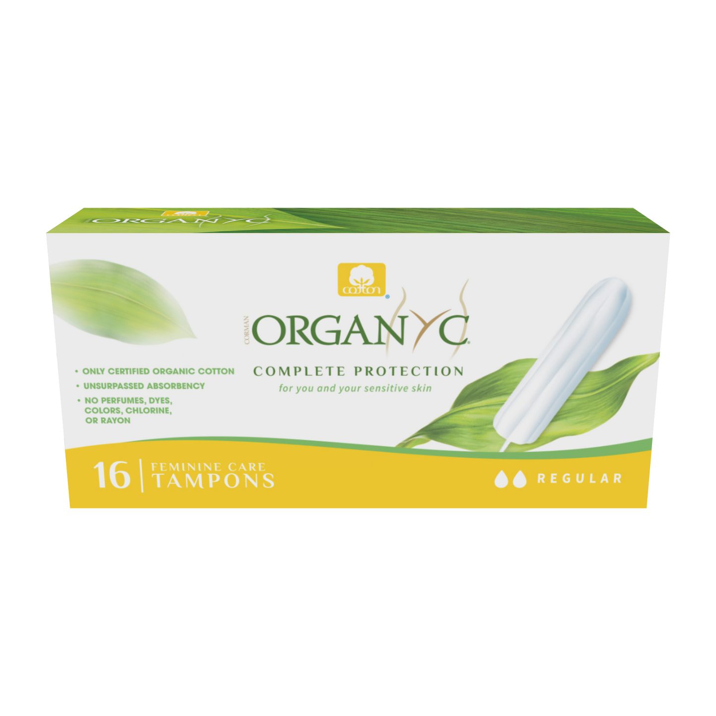 Organyc - Organic Cotton Tampons Regular