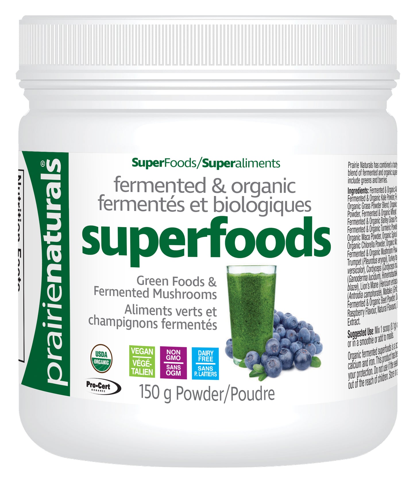 Prairie Naturals - Fermented & Organic Superfoods
