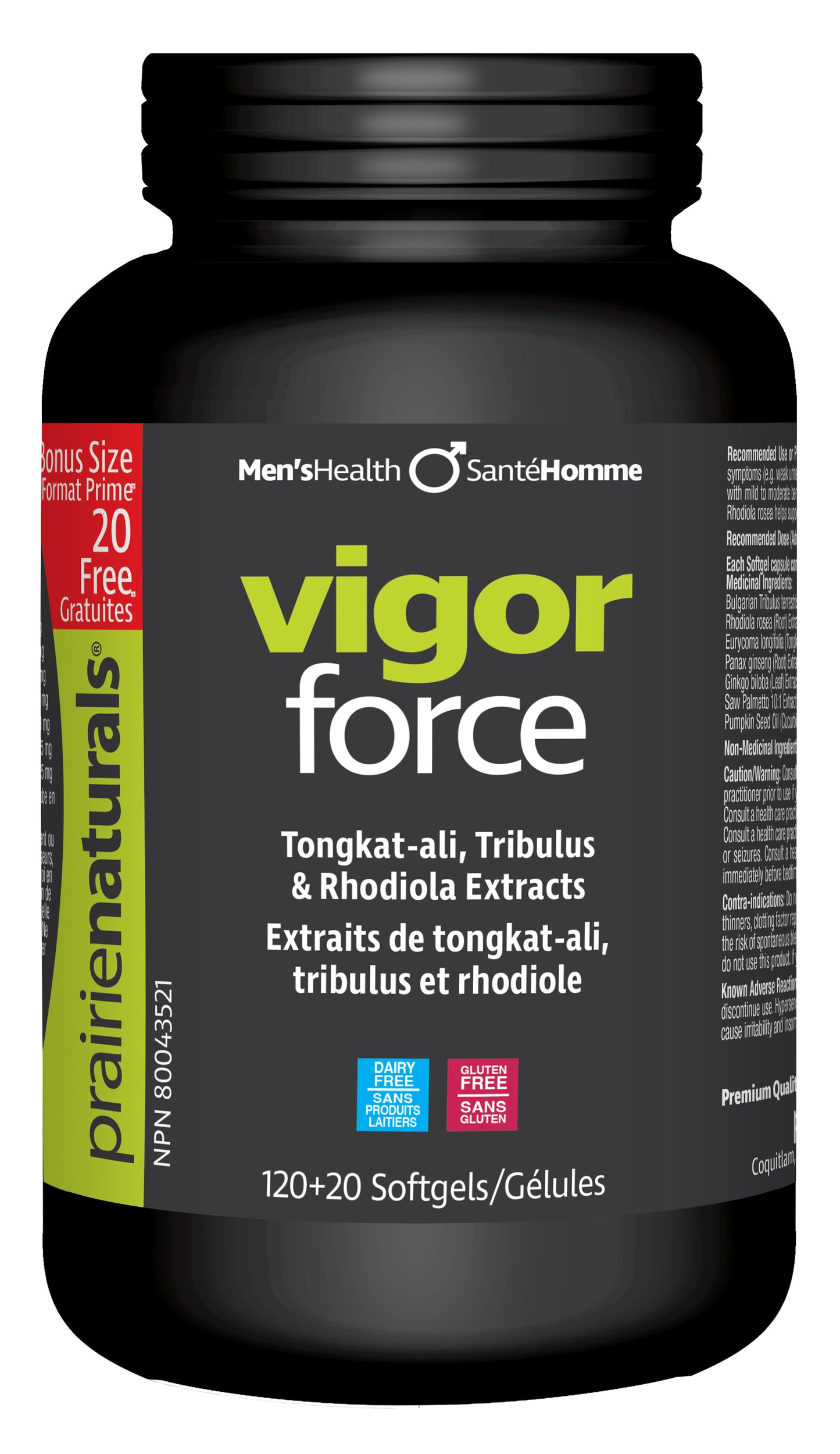 Prairie Naturals - Vigor Force - Bonus Size