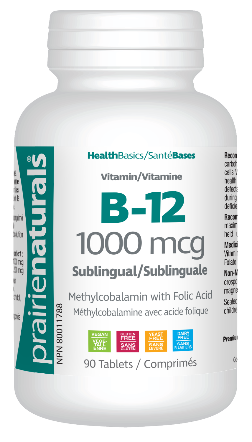 Prairie Naturals - Vitamin B-12 - 1000 mcg