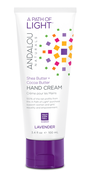 Andalou Naturals - Shea Butter + Cocoa Butter Hand Cream Lavender