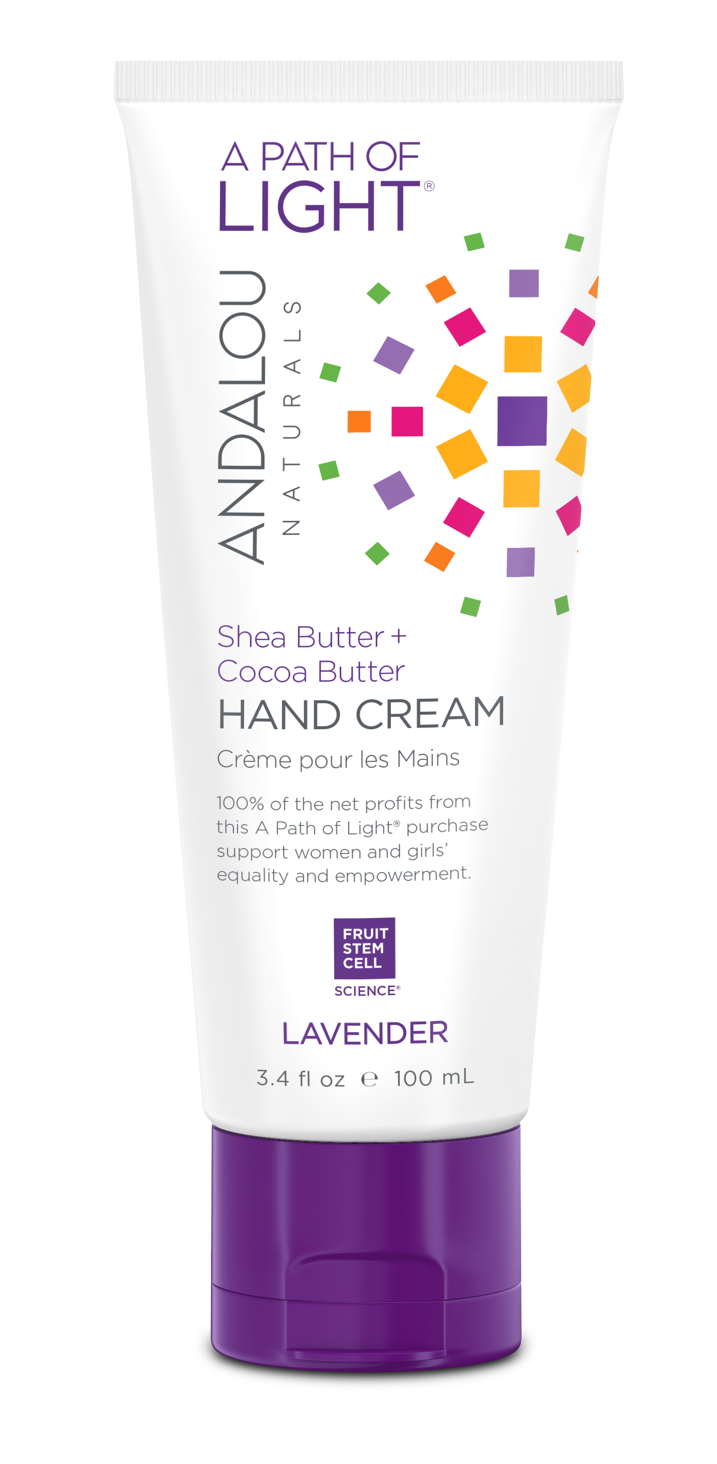 Andalou Naturals - Shea Butter + Cocoa Butter Hand Cream Lavender