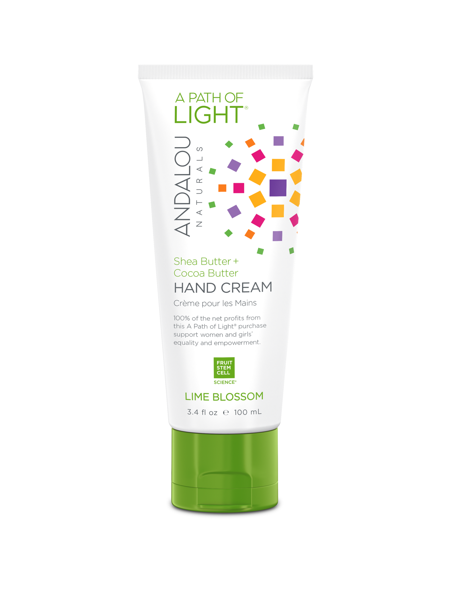 Andalou Naturals - Shea Butter + Cocoa Butter Hand Cream Lime Blossom