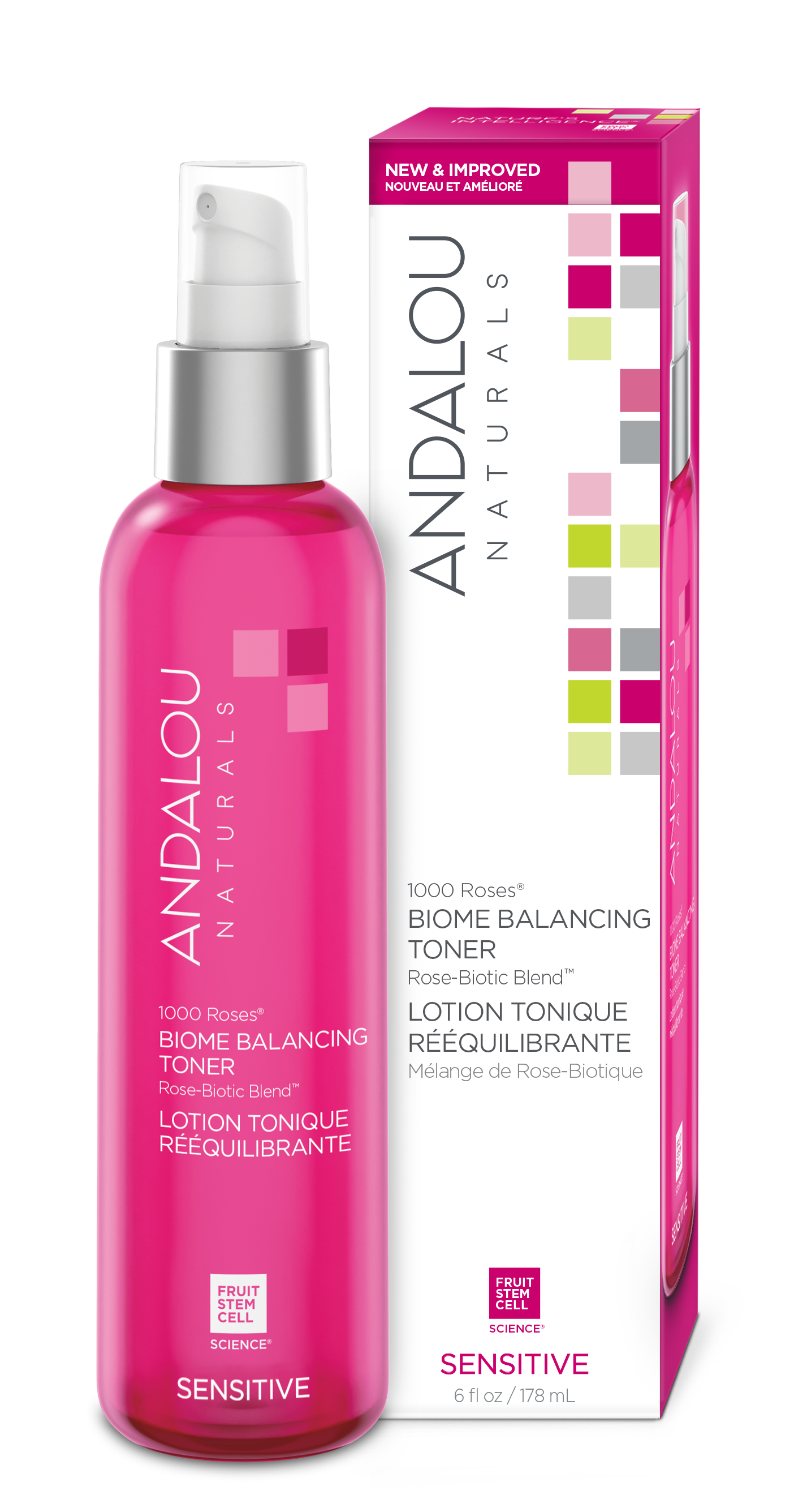 Andalou Naturals - 1000 Roses Biome Balancing Toner