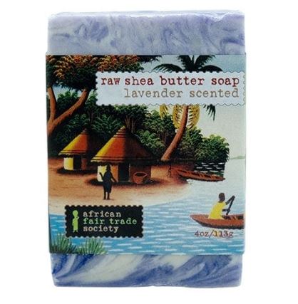 African Fair Trade Society - Shea Butter Lavender Soap