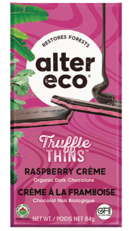Alter Eco - Truffle Thins Raspberry Cream