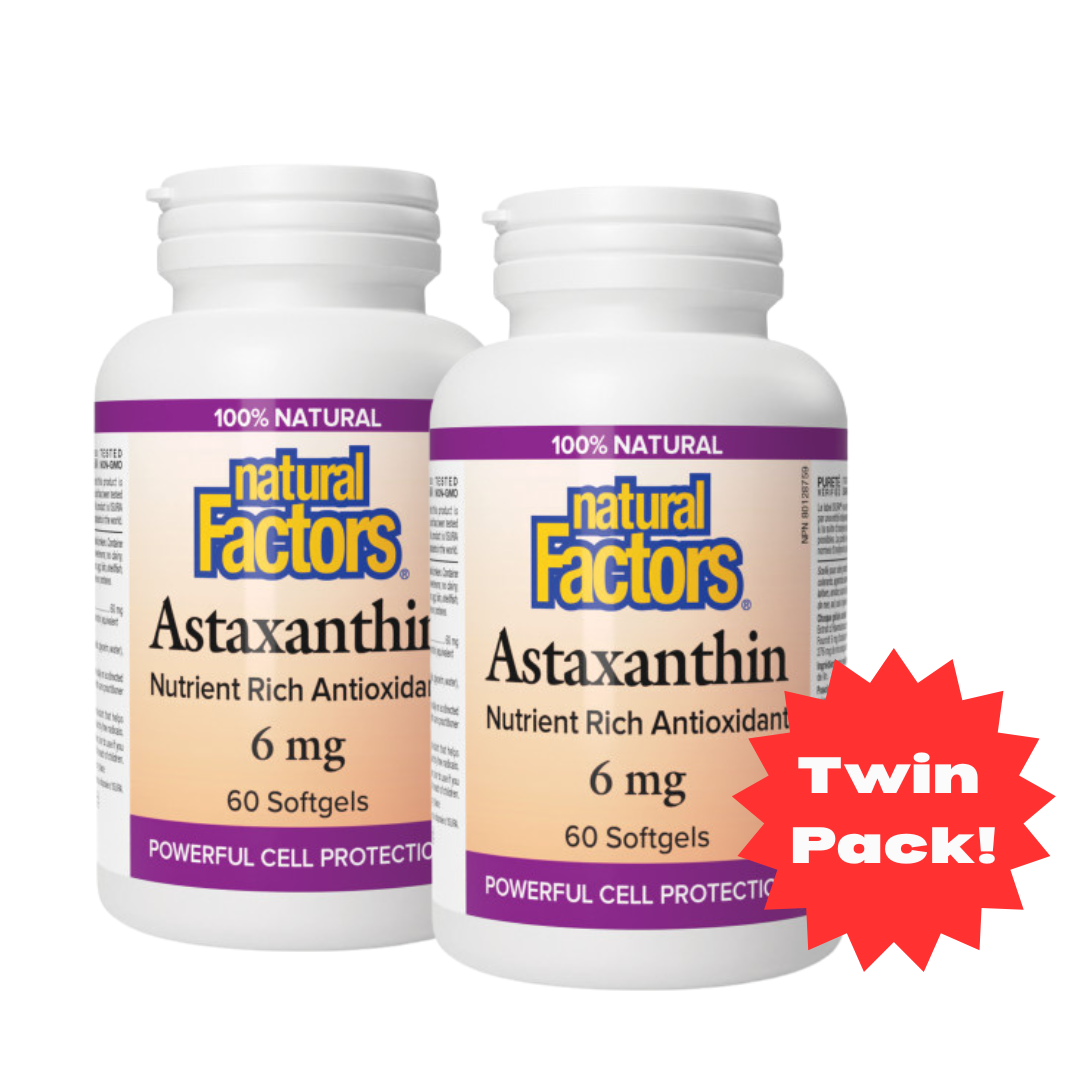 Natural Factors - Astaxanthin 6mg - Twin Pack