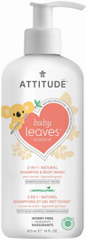 Attitude - Baby Leaves 2-IN-1 Shampoo & Body Wash Pear Nectar