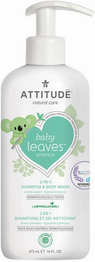 Attitude - Baby Leaves 2-IN-1 Shampoo & Body Wash Sweet Apple