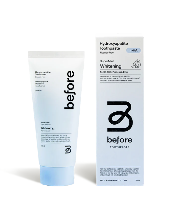 Before - Hydroxyapatite Toothpaste SuperMint Whitening
