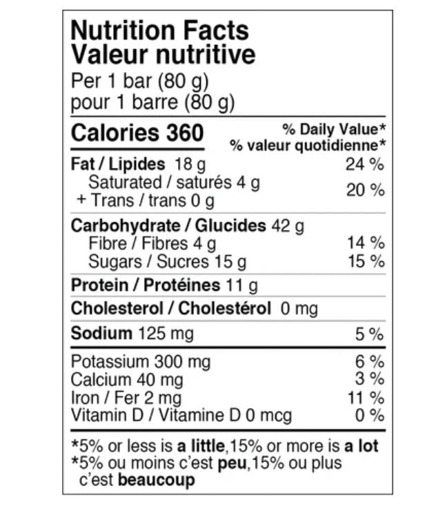 Hornby Organic - Energy Bar Chocolate Chip Peanut Butter