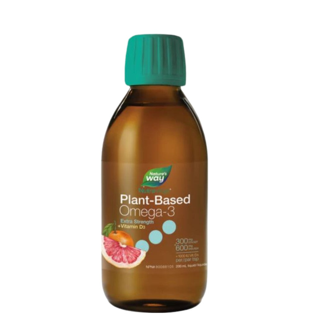 Nature's Way - NUTRAVEGE + D Omega-3 Plant Based Grapefruit Tangerine