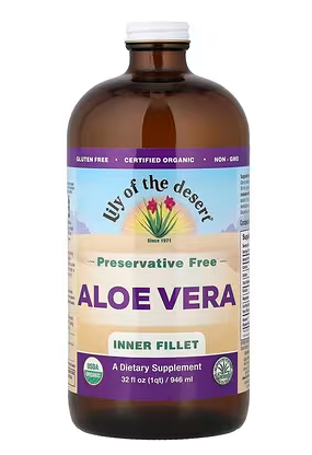 Lily of the Desert - Aloe Vera Juice Inner Fillet PF (Glass)