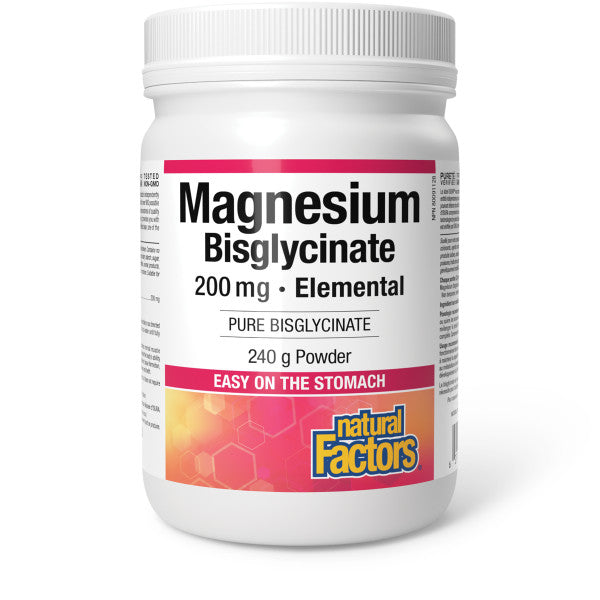 Natural Factors - Magnesium Bisglycinate Elemental - 200 mg