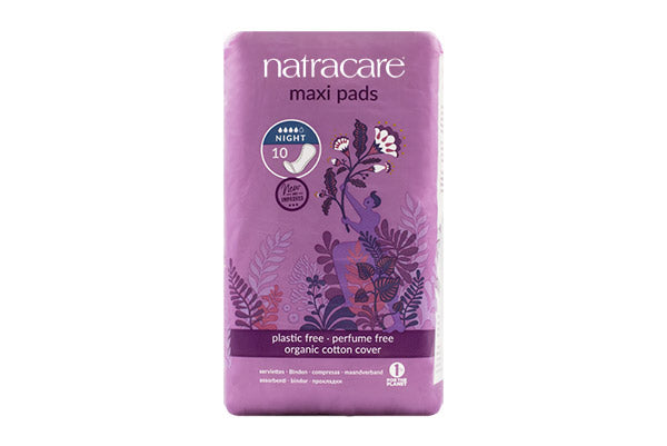 Natracare - Maxi Pads - Night Time