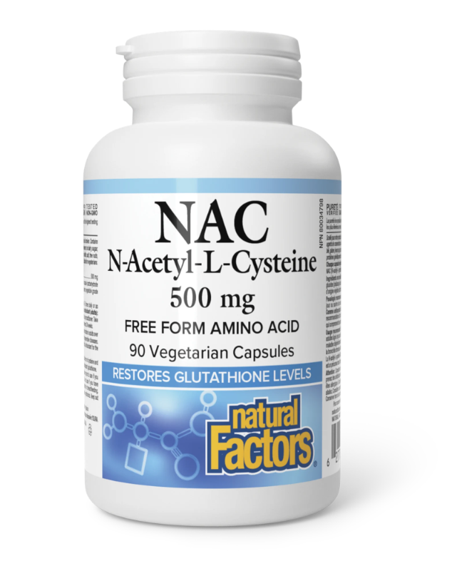 Natural Factors - N-Acetyl-L-Cysteine - 500 mg