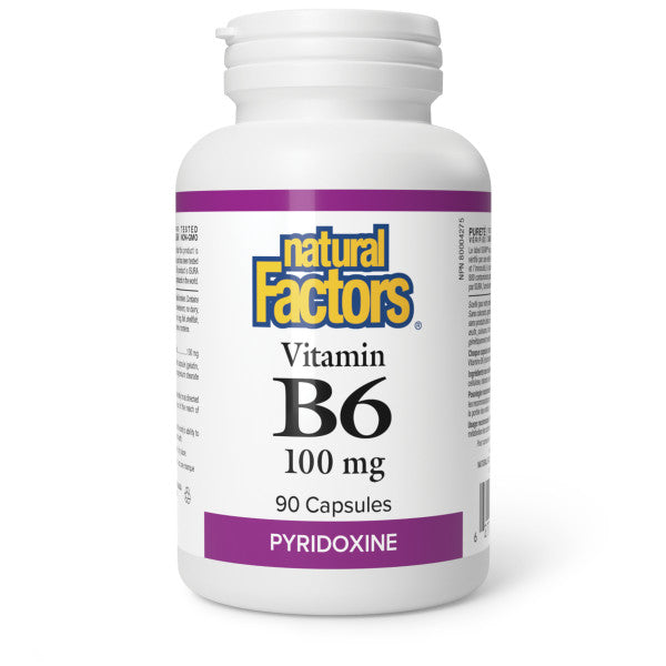 Natural Factors - Vitamin B6 - 100 mg