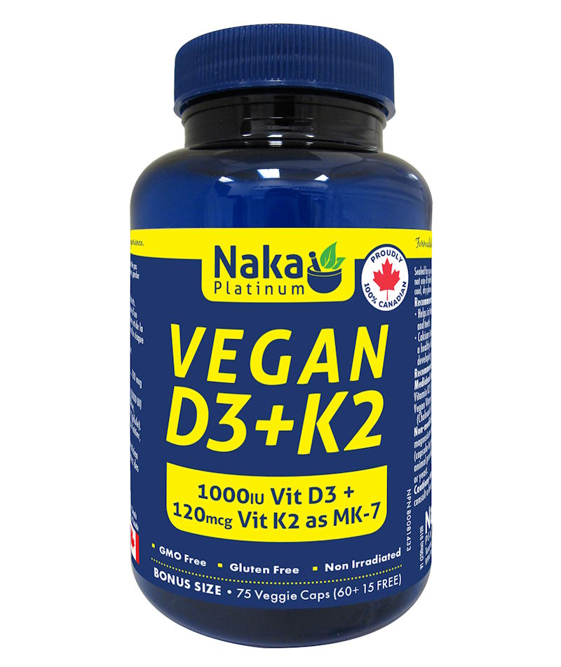 Naka - Vegan D3 + K2 - Bonus Size