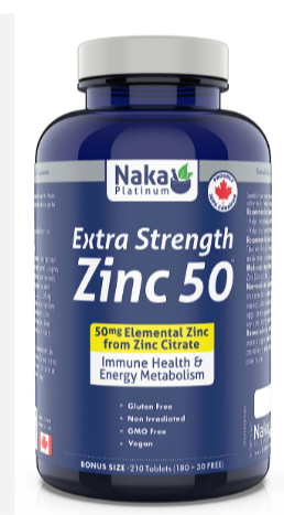 Naka - Extra Strength Zinc Citrate 50