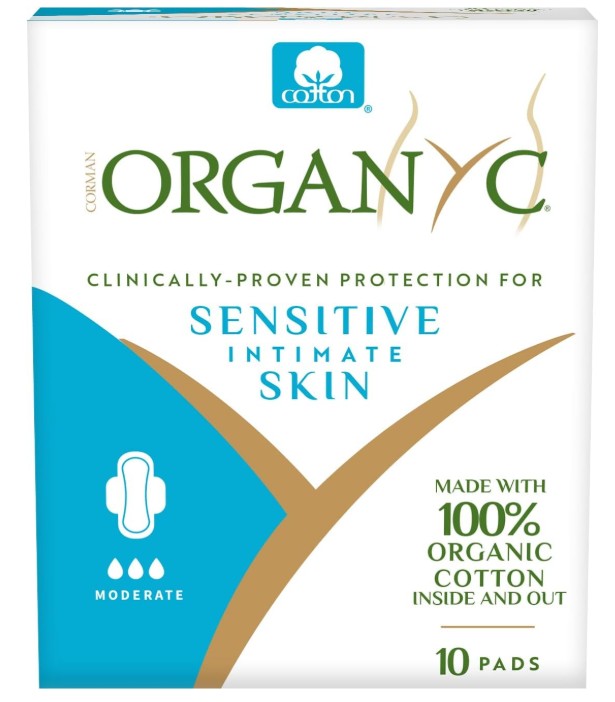 Organyc - Organic Cotton Moderate Flow Pads w/Wings