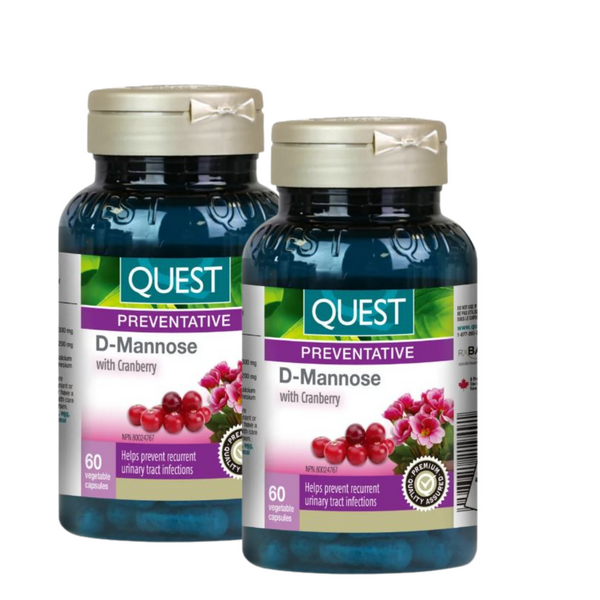 Quest - D-Mannose with Cranberry - Duo Pack