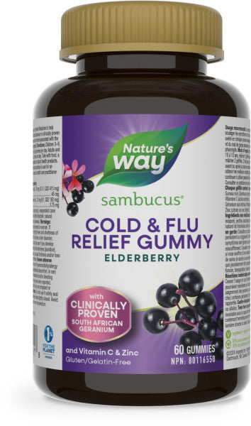 Nature's Way - Sambucus Cold & Flu Relief Gummies