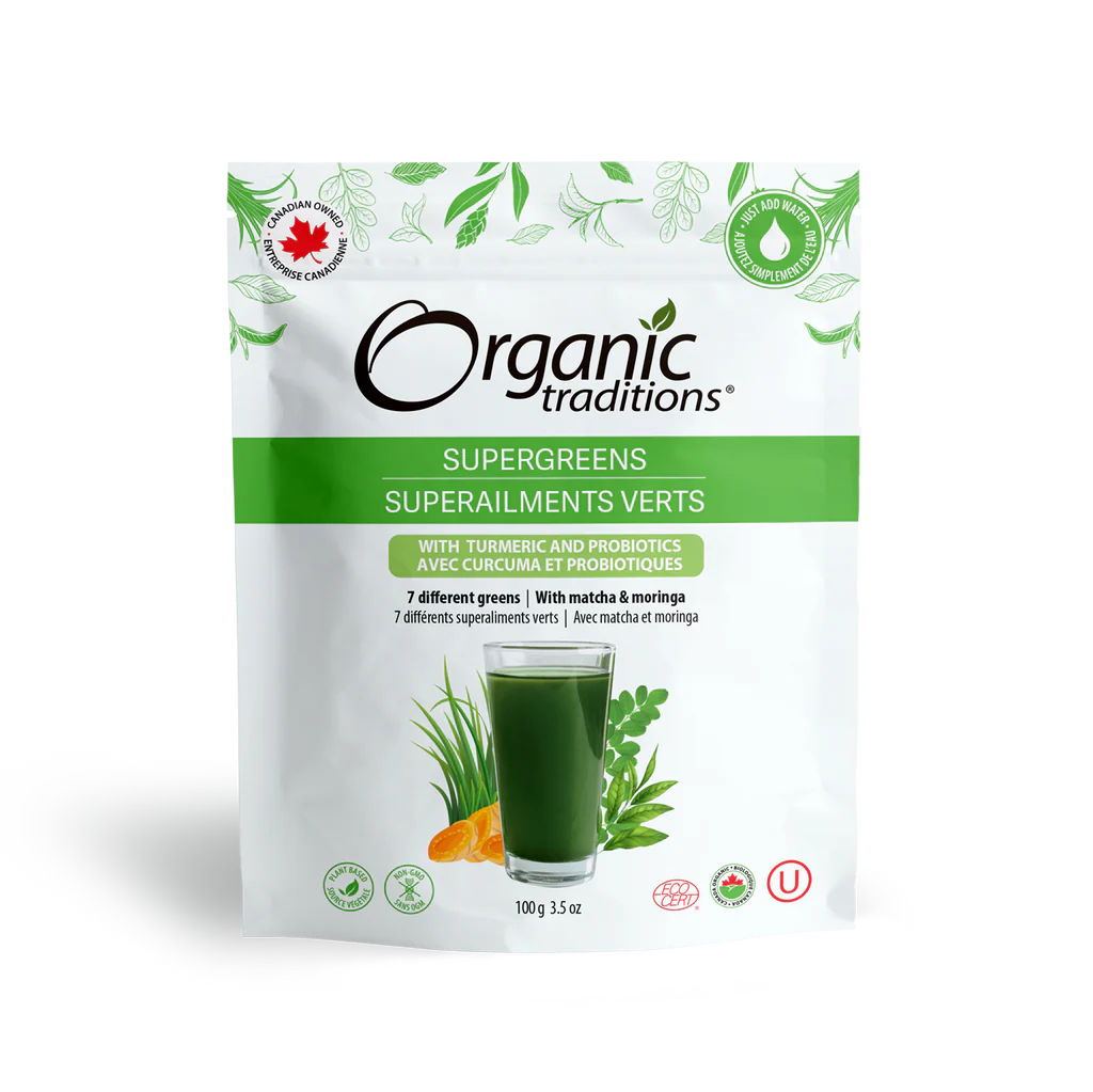 Organic Traditions - Probiotic Super Greens w/Turmeric