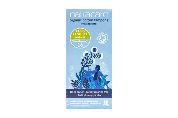 Natracare - Organic Cotton Tampons - Regular w/ Applicator