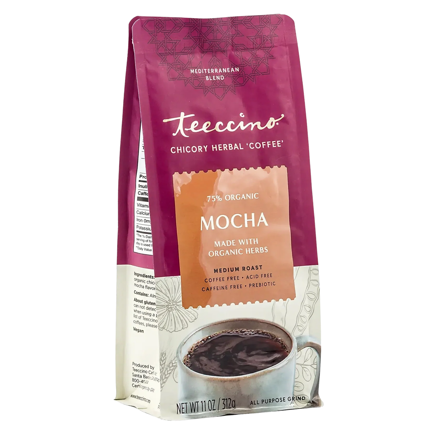 Teeccino - Herbal Coffee Alternative - Mocha