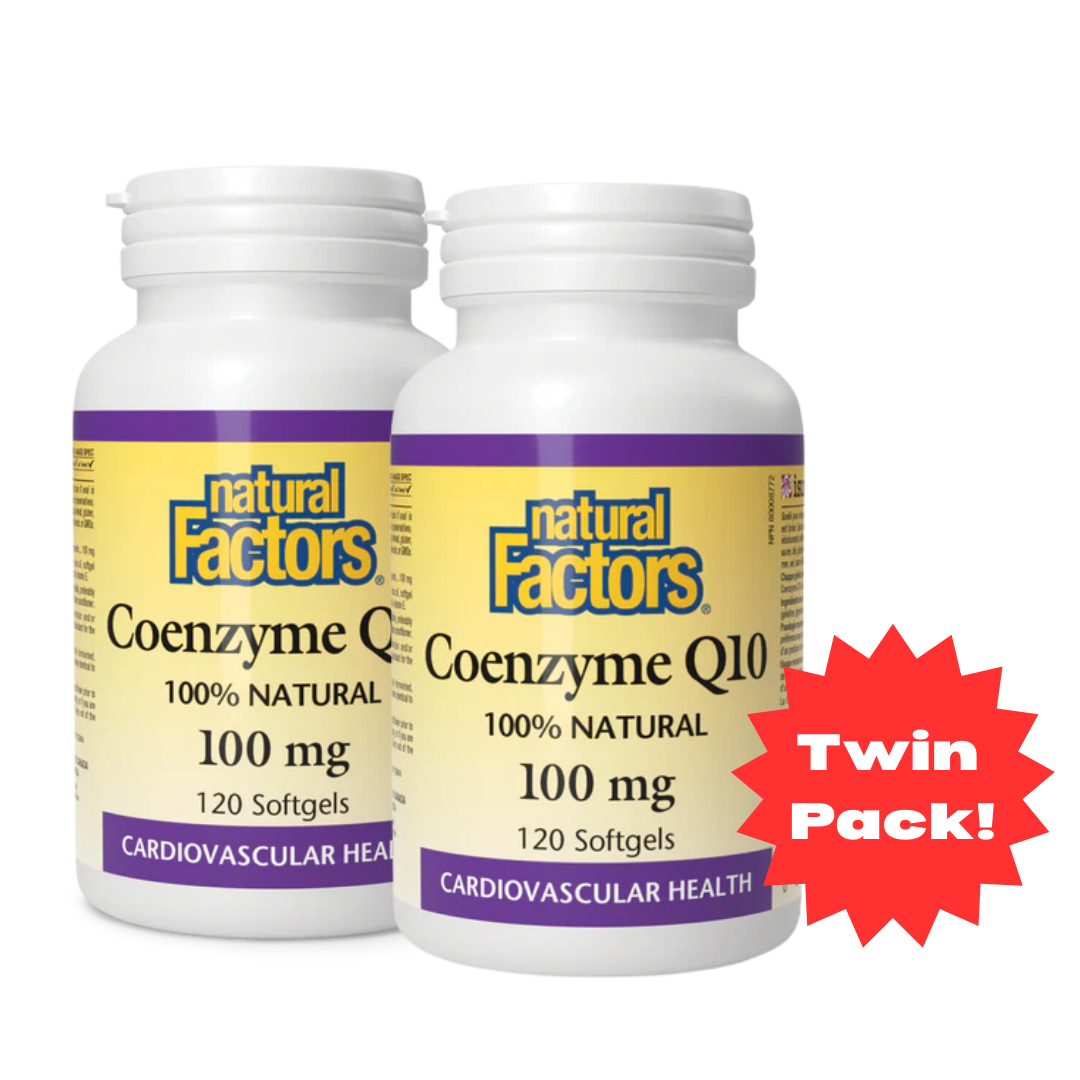 Natural Factors - CoEnzyme Q10 - Twin Pack **