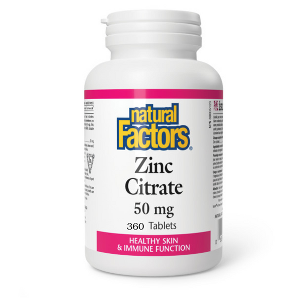 Thumbnail of Natural Factors - Zinc Citrate - 50 mg