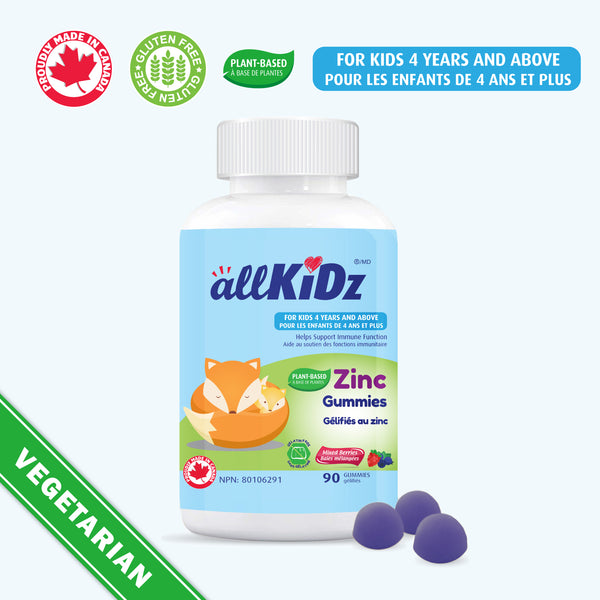 allKiDz - Zinc Gummies Mixed Berries