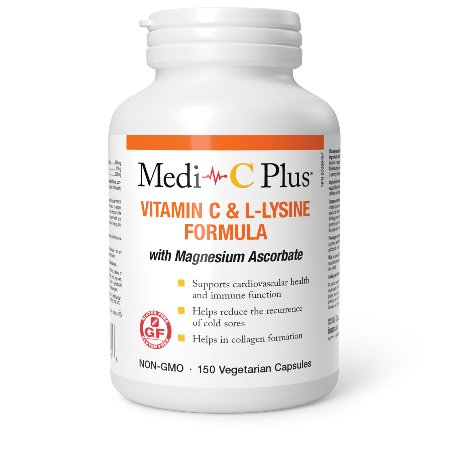 Medi-C Plus - Vitamin C & L-Lysine Formula w/Magnesium Ascorbate